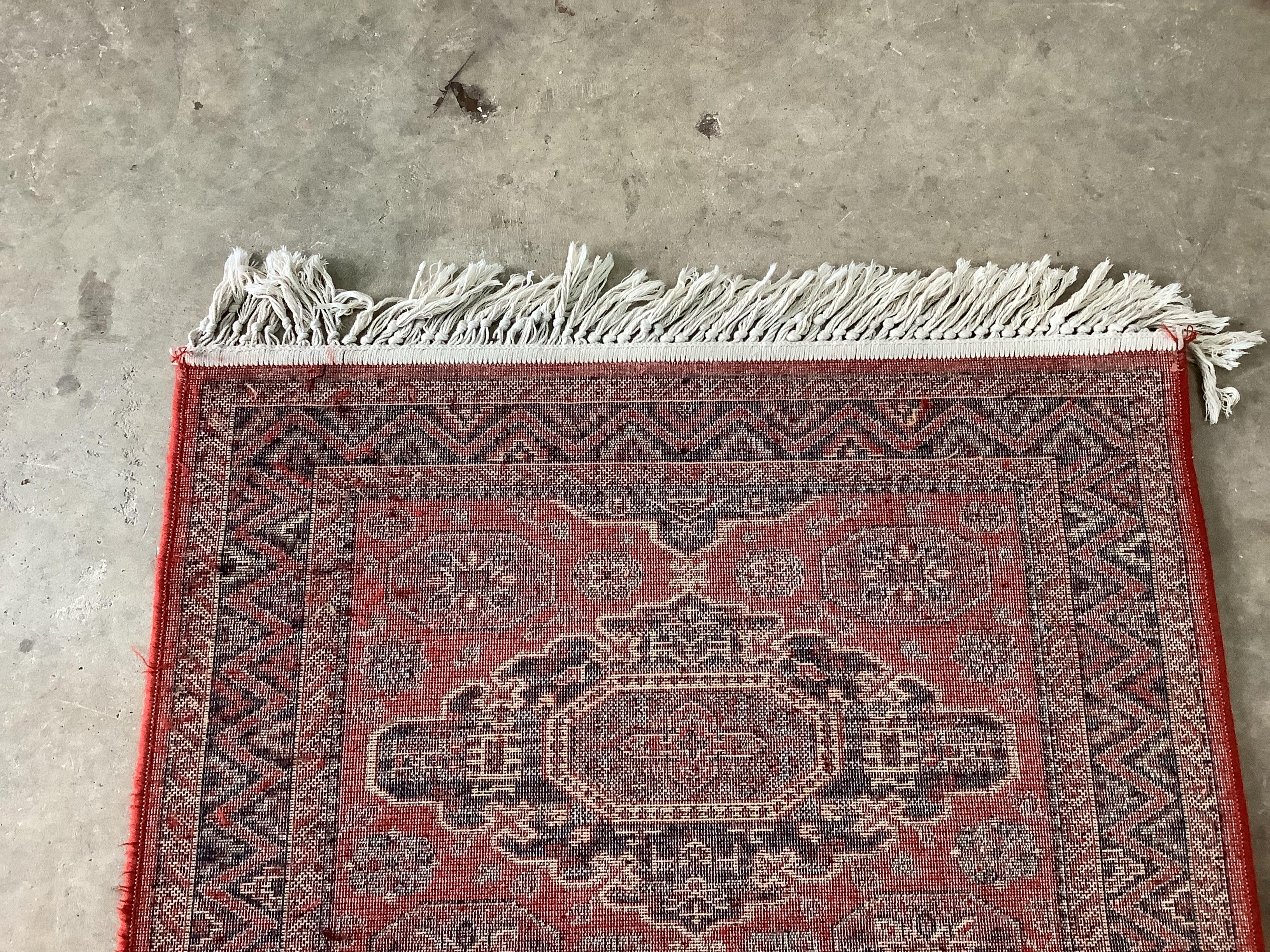 A Turkish prayer rug, 130 x 91cm together with a North West Persian style rug